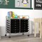 Costway 12 Drawers Rolling Cart Storage Scrapbook Paper Studio Organizer Bins Macaron/White/Light Pink/Purple/Pink/Clear/Gray/Rainbow/Multicolor/Hot Pink/Black